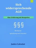 Sich widersprechende AGB