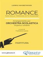 Romance - Orchestra scolastica (partitura): tema dalla "Romanza in Fa Maggiore"