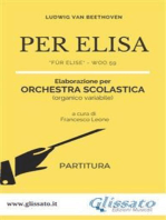 Per Elisa - Orchestra scolastica (partitura): Für Elise - WoO 59