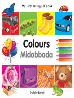 My First Bilingual Book–Colours (English–Somali)
