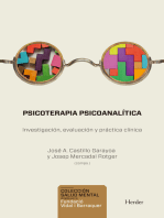 Psicoterapia psicoanalítica: Investigación, evaluación y práctica clínica