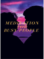 Meditation For Busy People