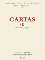 Cartas (I): Edición crítica y anotada, preparada por Luis Cano