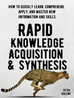 Rapid Knowledge Acquisition & Synthesis