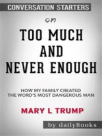 Too Much and Never Enough: How My Family Created the World's Most Dangerous Man by Mary L. Trump: Conversation Starters