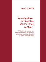 Manuel Pratique de l'Agent de Sécurité Privée au Maroc