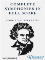 Beethoven - Complete symphonies in full score