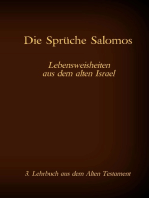 Die Bibel - Das Alte Testament - Die Sprüche Salomos: Einzelausgabe, Großdruck, ohne Kommentar