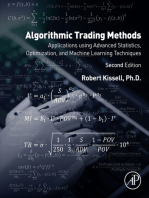 Algorithmic Trading Methods: Applications Using Advanced Statistics, Optimization, and Machine Learning Techniques