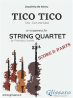 Tico Tico - String Quartet score & parts: Tico-Tico no fubá