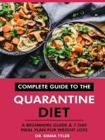 Complete Guide to the Quarantine Diet: A Beginners Guide & 7-Day Meal Plan for Weight Loss