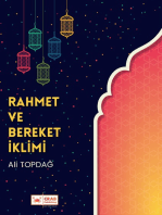 Rahmet ve Bereket İklimi