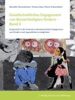 Gesellschaftliches Engagement von Benachteiligten fördern – Band 3: Kooperativ in der Kommune demokratisches Engagement von Kindern und Jugendlichen ermöglichen