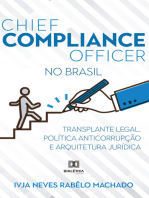 Chief Compliance Officer no Brasil: transplante legal, política anticorrupção e arquitetura jurídica