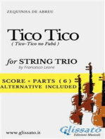 Tico Tico - String trio score & parts: Tico -Tico no fubá