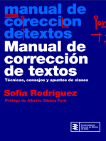 Manual de corrección de textos: Técnicas, consejos y apuntes de clases