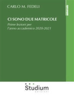 Ci sono due matricole: Prime lezioni per l’anno accademico 2020-2021