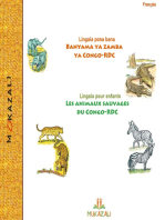 Les animaux sauvages du congo rdc en lingala: banyama ya zamba ya congo rdc