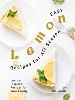 Easy Lemon Recipes for All Season: Lemon-Inspired Recipes for Your Family
