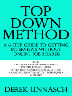 Top Down Method: A 6-Step Guide to Getting Interviews Without Online Job Boards