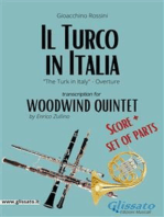 Il Turco in Italia (overture) Woodwind Quintet - Score & Parts
