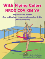 With Flying Colors - English Color Idioms (Hmong-English): Language Lizard Bilingual Idioms Series