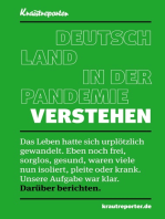 Deutschland in der Pandemie verstehen: Das Leben hatte sich urplötzlich gewandelt. Eben noch frei, sorglos, gesund, waren viele nun isoliert, pleite oder krank. Unsere Aufgabe war klar: darüber berichten.