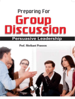 Preparation for Group Discussion: Persuasive Leadership