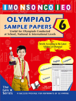 Olympiad Sample Paper 6: Useful for Olympiad conducted at School, National & International levels