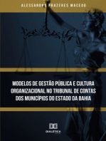 Modelos de Gestão Pública e Cultura Organizacional no Tribunal de Contas dos municípios do Estado da Bahia