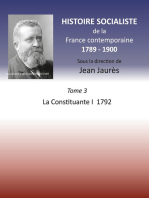 Histoire socialiste de la France contemporaine 1789-1900: Tome 3  La Convention I 1792