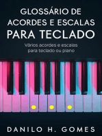 Glossário de Acordes e Escalas Para Teclado: Vários acordes e escalas para teclado ou piano