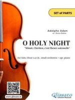 O Holy Night - Solo, Choir SATB, small Orchestra and Piano (Parts): Cantique de Noël