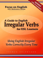 A Guide to English Irregular Verbs for ESL Learners