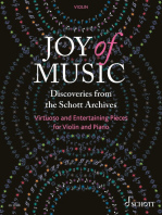 Joy of Music – Discoveries from the Schott Archives: Virtuoso and Entertaining Pieces for Violin and Piano