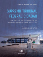 Supremo Tribunal Federal Cidadão: uma análise da distribuição de cidadania constitucional pelo STF