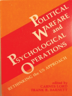 Political Warfare and Psychological Operations: Rethinking the U.S. Approach