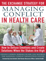 The Exchange Strategy for Managing Conflict in Healthcare