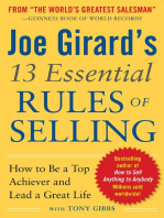 Joe Girard's 13 Essential Rules of Selling