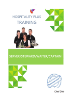 Server / Steward / Waiter / Captain Training