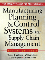 MANUFACTURING PLANNING AND CONTROL SYSTEMS FOR SUPPLY CHAIN MANAGEMENT: The Definitive Guide for Professionals