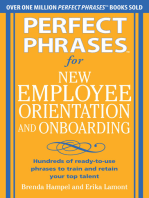 Perfect Phrases for New Employee Orientation and Onboarding