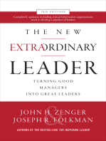 The New Extraordinary Leader, 3rd Edition: Turning Good Managers into Great Leaders: Turning Good Managers into Great Leaders