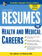 Resumes for Health and Medical Careers