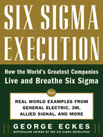 Six Sigma Execution: How the World's Greatest Companies Live and Breathe Six Sigma