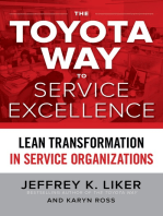 The Toyota Way to Service Excellence (PB): Lean Transformation in Service Organizations