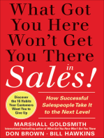 What Got You Here Won't Get You There in Sales