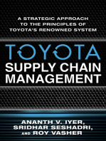 Toyota Supply Chain Management