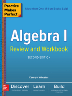 Practice Makes Perfect Algebra I Review and Workbook, Second Edition