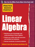 Practice Makes Perfect Linear Algebra (EBOOK): With 500 Exercises